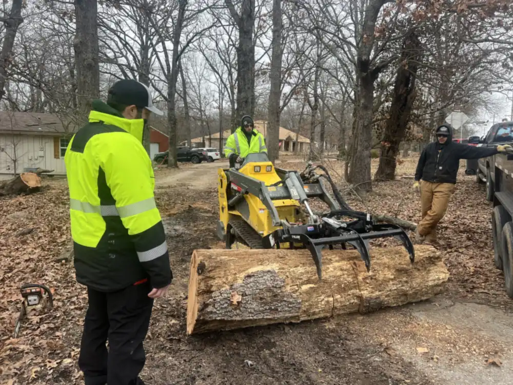 Storm damage tree cleanup crew in Cherokee County, OK